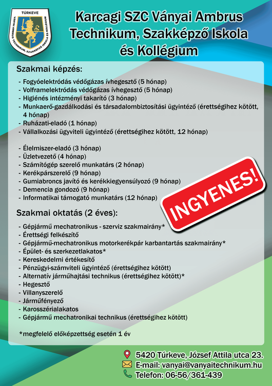 Szakmai képzéseink, oktatásaink