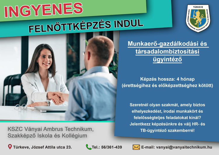 Munkaerő-gazdálkodási és társadalombiztosítási ügyintéző