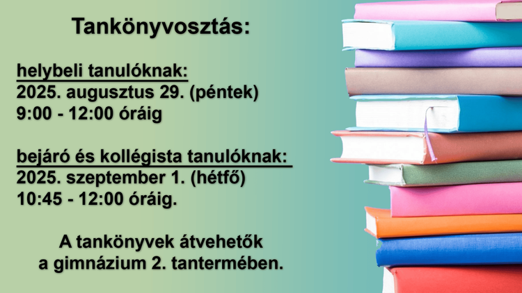 Tankönyvosztás