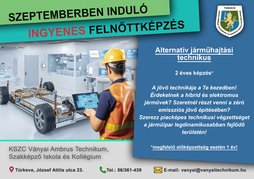 Alternatív járműhajtási technikus