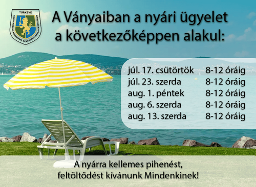 Nyári ügyelet