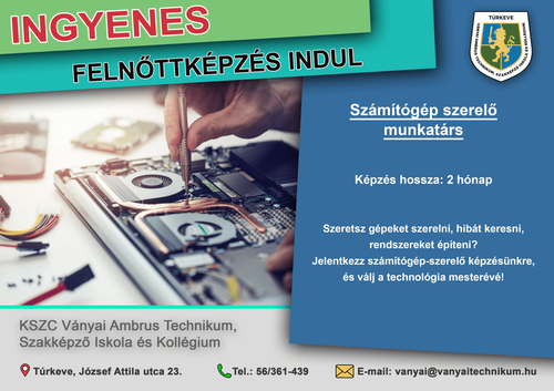 Számítógép szerelő munatárs